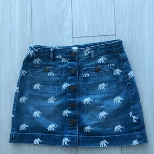 Girls Crewcuts Denim Skirt